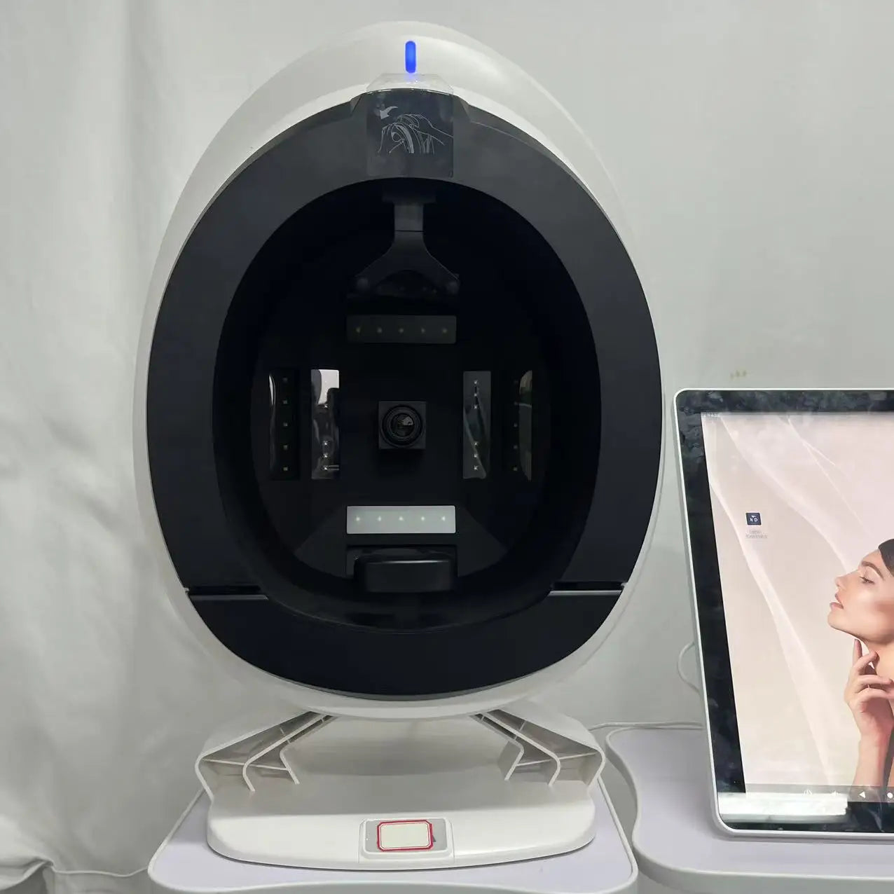 3D Skin Scanner Care Facial Analyzer Monitor Machine Magic Mirror Portable Testing English Detector Face Camera Test Analysis