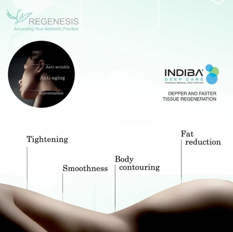 Professional Indiba ER45  Activ 902 Therapy  Active Radio Frequency 448khz Deep Beauty  Sliming Machine