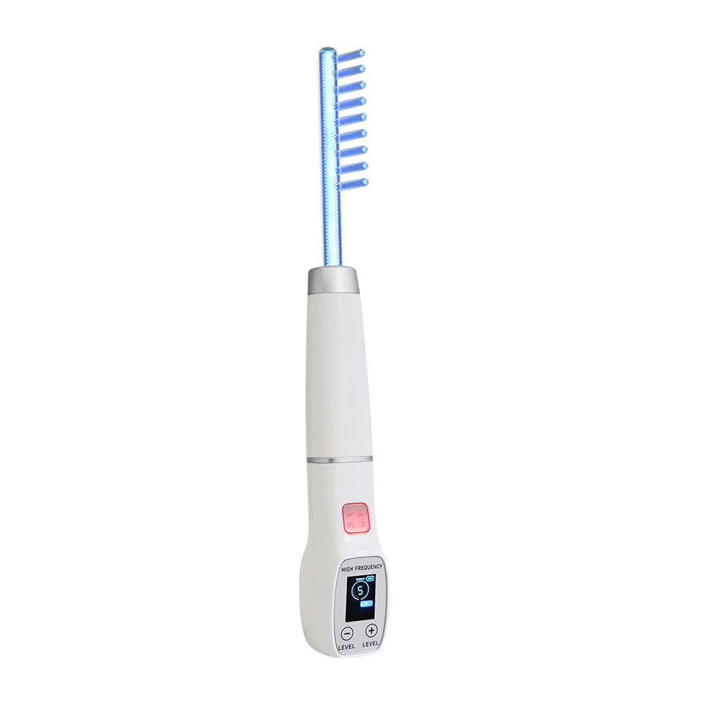 High Frequency Electrode Wand Glass Tube Electrotherapy Acne Spot Remover Skin Care Home Spa Beauty Facial Therapy Wand