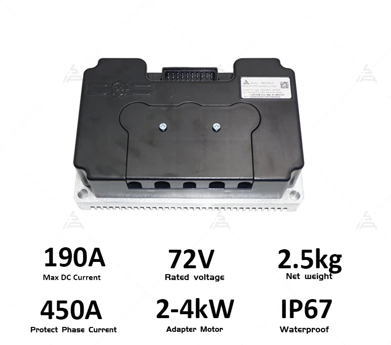 US Warehouse Fardriver ND72450 450A High Power BLDC Programming Controller With Bluetooth Adapter for 3000W-4000W Motor