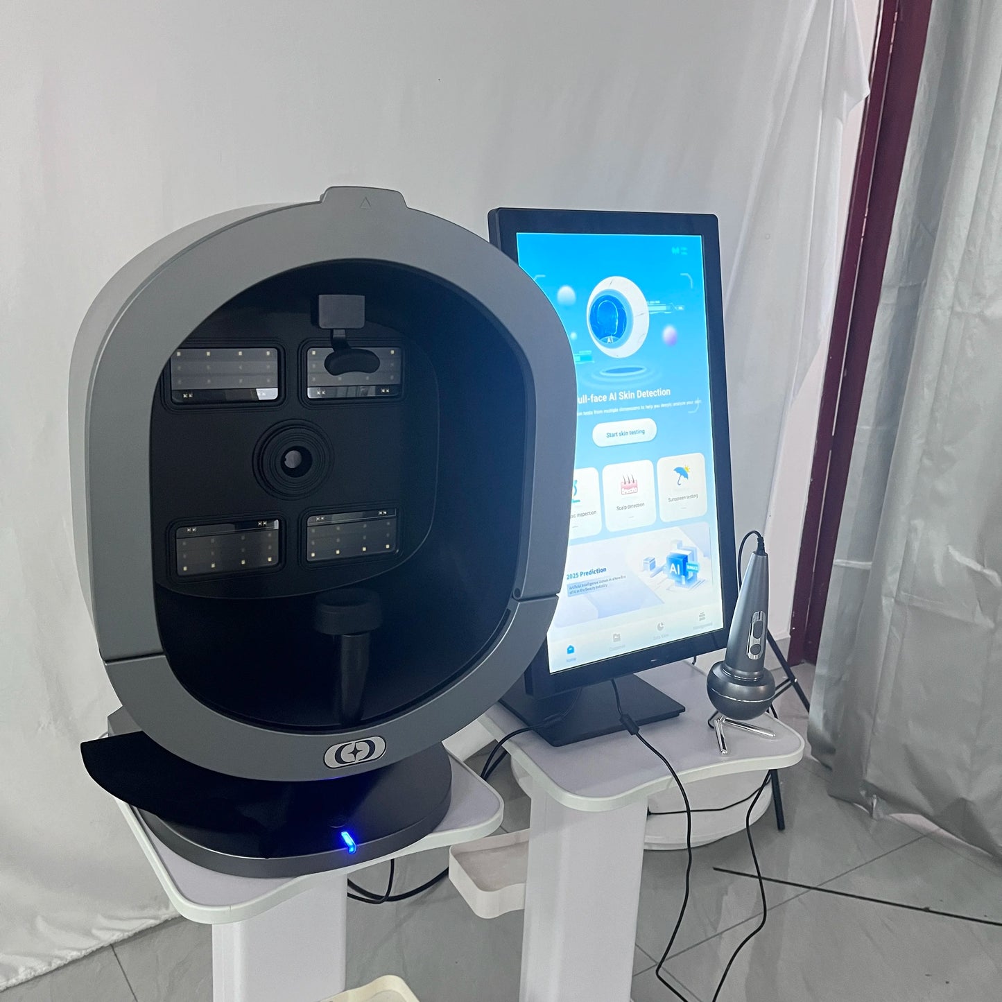 3D AI Facial Camera Scanner UV Skin and Hair Analysis Measuring Machine Digital Facial Scanner Skin Analyzer 2025 Professional
