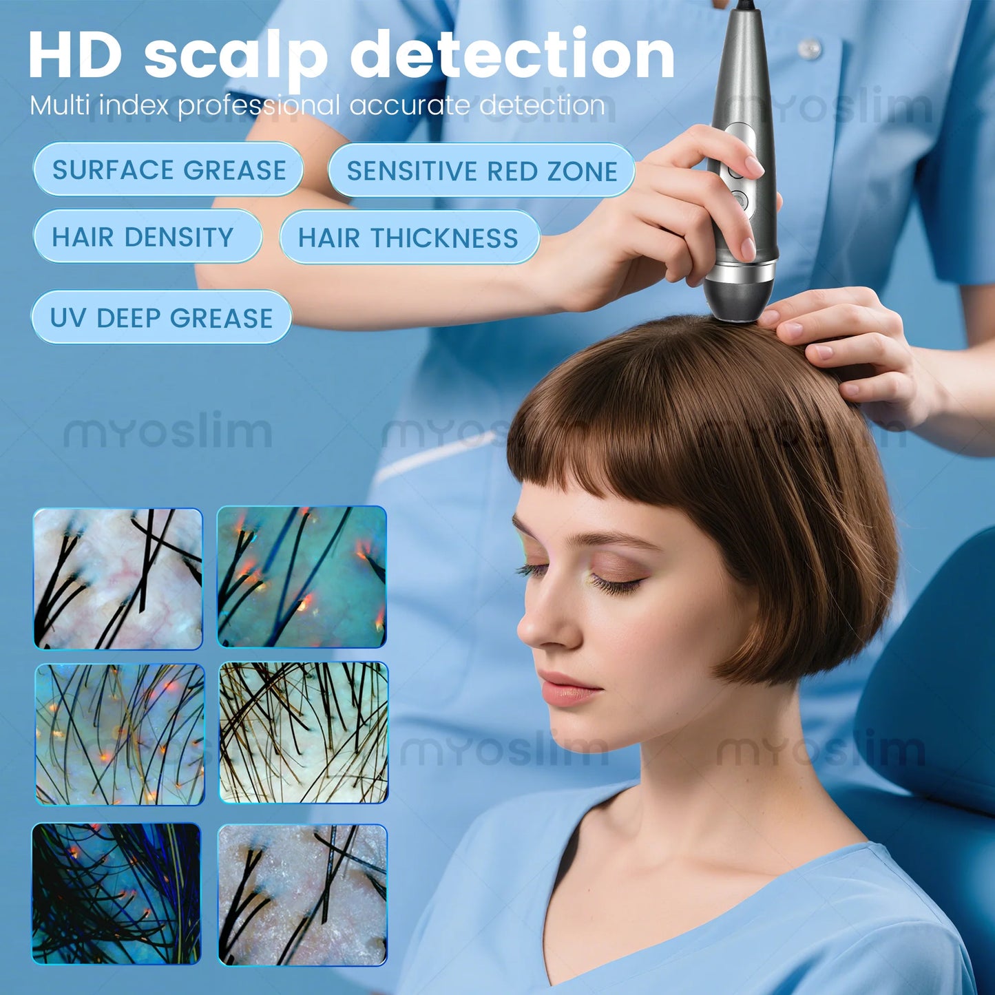 3D AI Facial Camera Scanner UV Skin and Hair Analysis Measuring Machine Digital Facial Scanner Skin Analyzer 2025 Professional