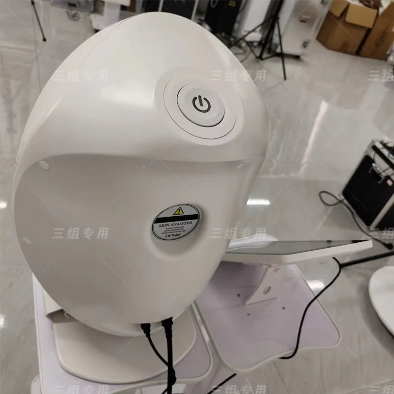 New Intelligent 8 Spectra Skin Detector Skin Management Analysis Of Moisture And Oil Facial Testing And Cosmetology Related