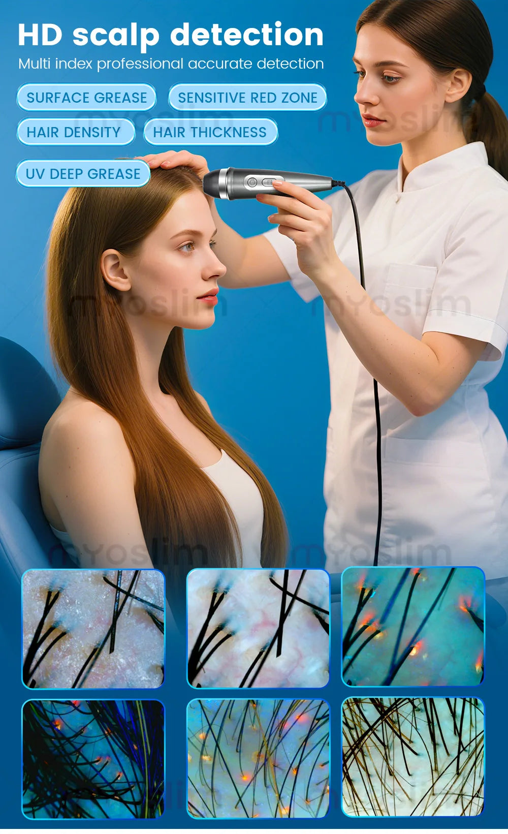 3D AI Facial Camera Scanner UV Skin and Hair Analysis Measuring Machine Digital Facial Scanner Skin Analyzer 2025 Professional