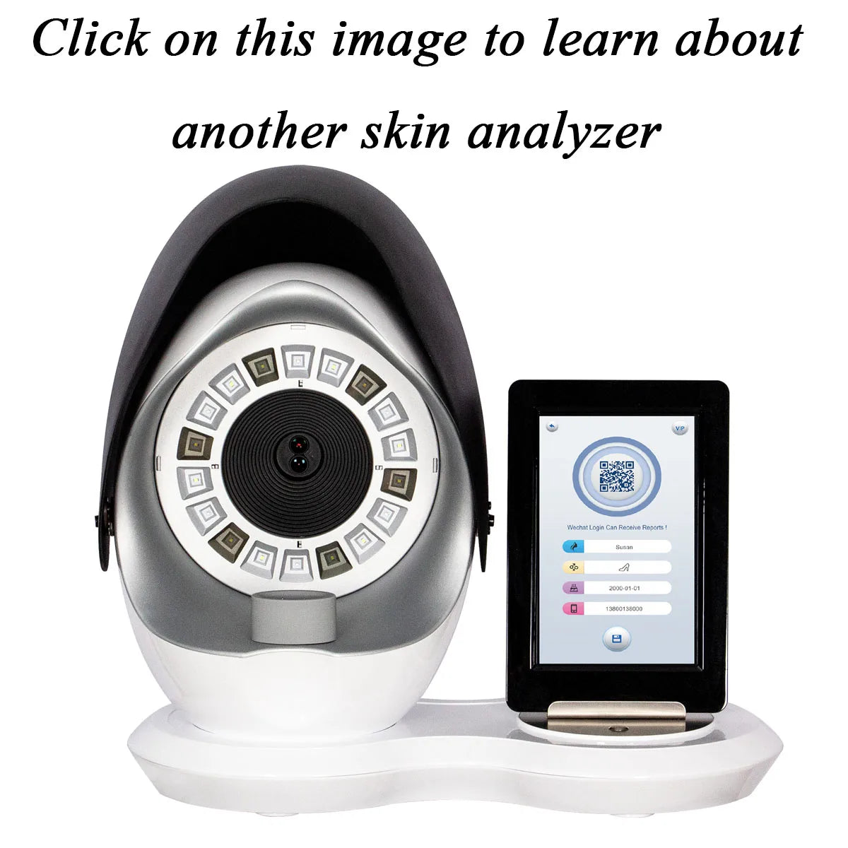 New Intelligent 8 Spectra Skin Detector Skin Management Analysis Of Moisture And Oil Facial Testing And Cosmetology Related
