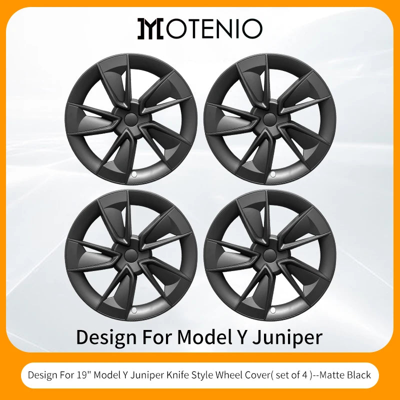4PCS 19inch Wheel Cap for Model Y Juniper 2025 Turbine Car Performance Accessories Hub Cap Automobile Wheel Cap Design for Tesla