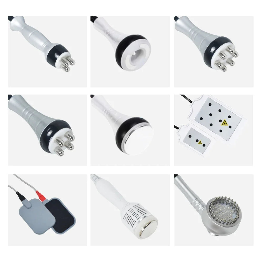 9 in 1 40K Cavitation Ultrasonic Body Slimming Machine Body Shape Loss Weight Vacuum Rejuvenation Skin Lift Tighten Tool