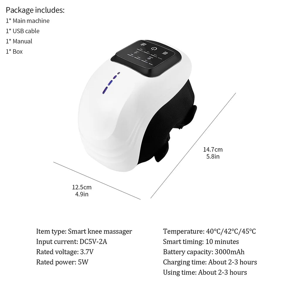 foreverlily Smart Knee Massager Vibration Air Pressure Knee Massage Machine Electric Elbow Shoulder Knee masajeador