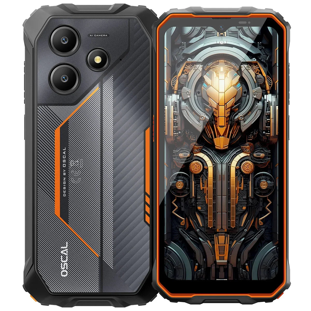 Blackview OSCAL Marine 2 Rugged Phone 8GB RAM 256GB Smartphone AI 11000mAh Battery 6.56 " HD+Display Unisoc T61 Android 15 NFC