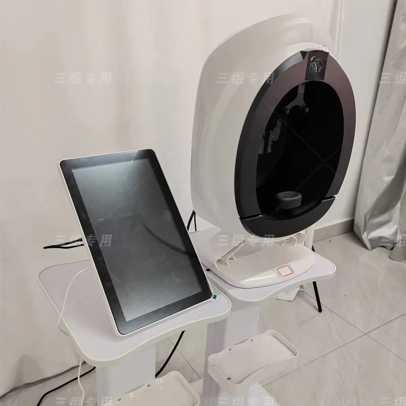New Intelligent 8 Spectra Skin Detector Skin Management Analysis Of Moisture And Oil Facial Testing And Cosmetology Related