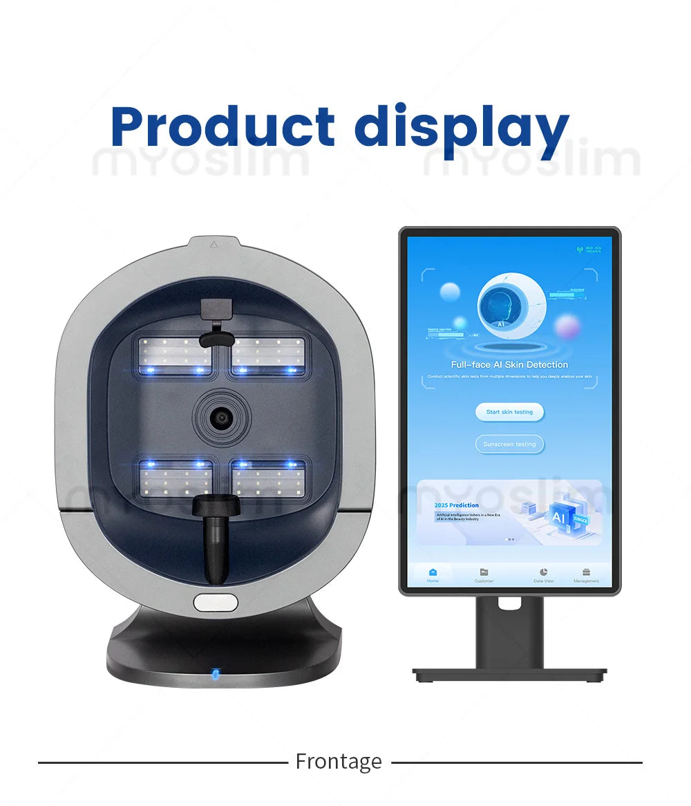 3D AI Facial Camera Scanner UV Skin and Hair Analysis Measuring Machine Digital Facial Scanner Skin Analyzer 2025 Professional