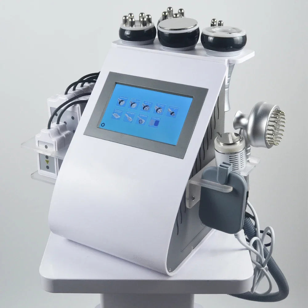 9 in 1 40K Cavitation Ultrasonic Body Slimming Machine Body Shape Loss Weight Vacuum Rejuvenation Skin Lift Tighten Tool