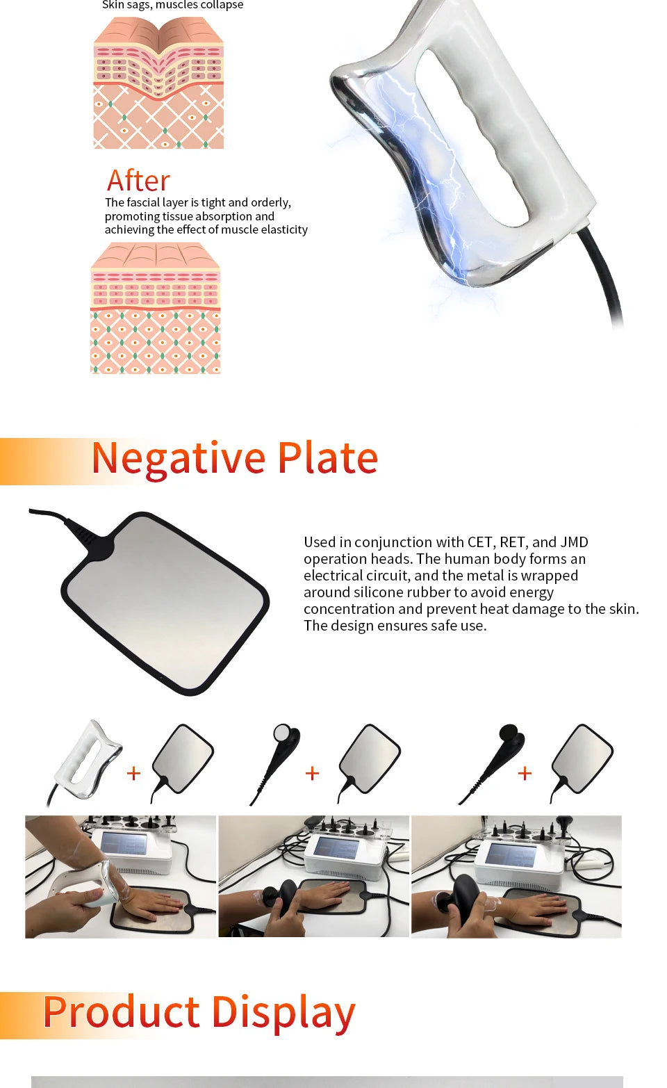 448KHZ Indiba Penetrates RF Tecar Therapy RET CET Diathermy Body Care Deep Health Warm System Spa Pain Relief Skin Tightening