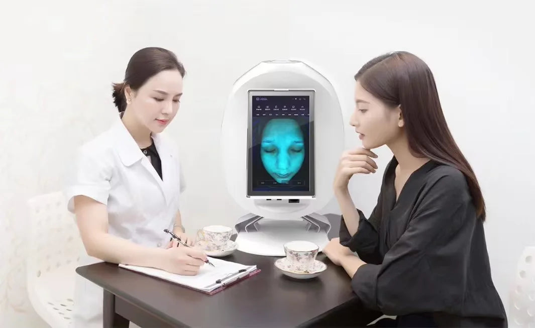 AISIA Q1 3D AI Facial Skin Analyzer Detection Skin Problem Diagnosis 8 Spectrum Professional Analysis Beauty Salon Equipment