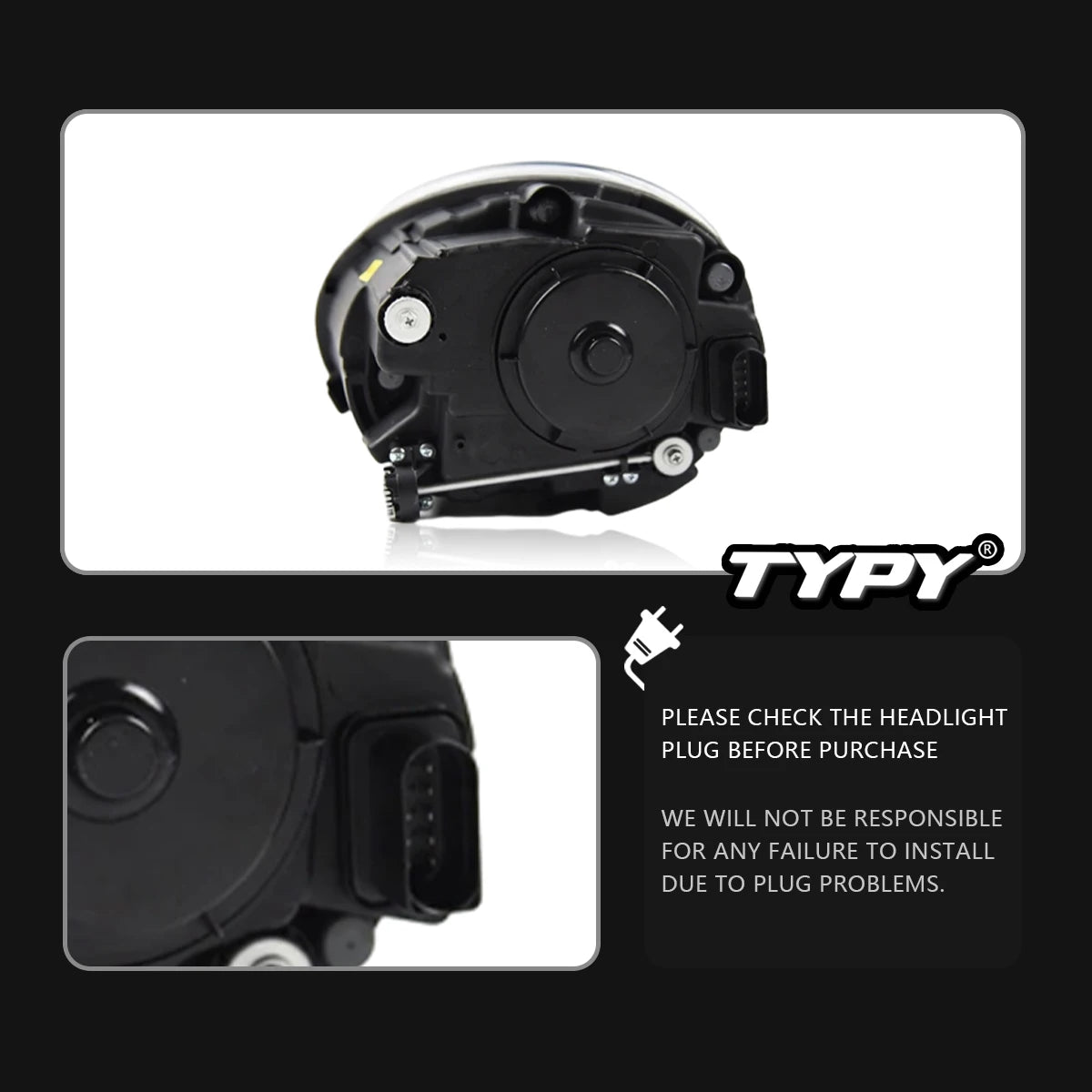 TYPY Car Headlights For VW Beetle 2013-2018 LED Car Lamps Daytime Running Lights Dynamic Plug And Play Car Accessories