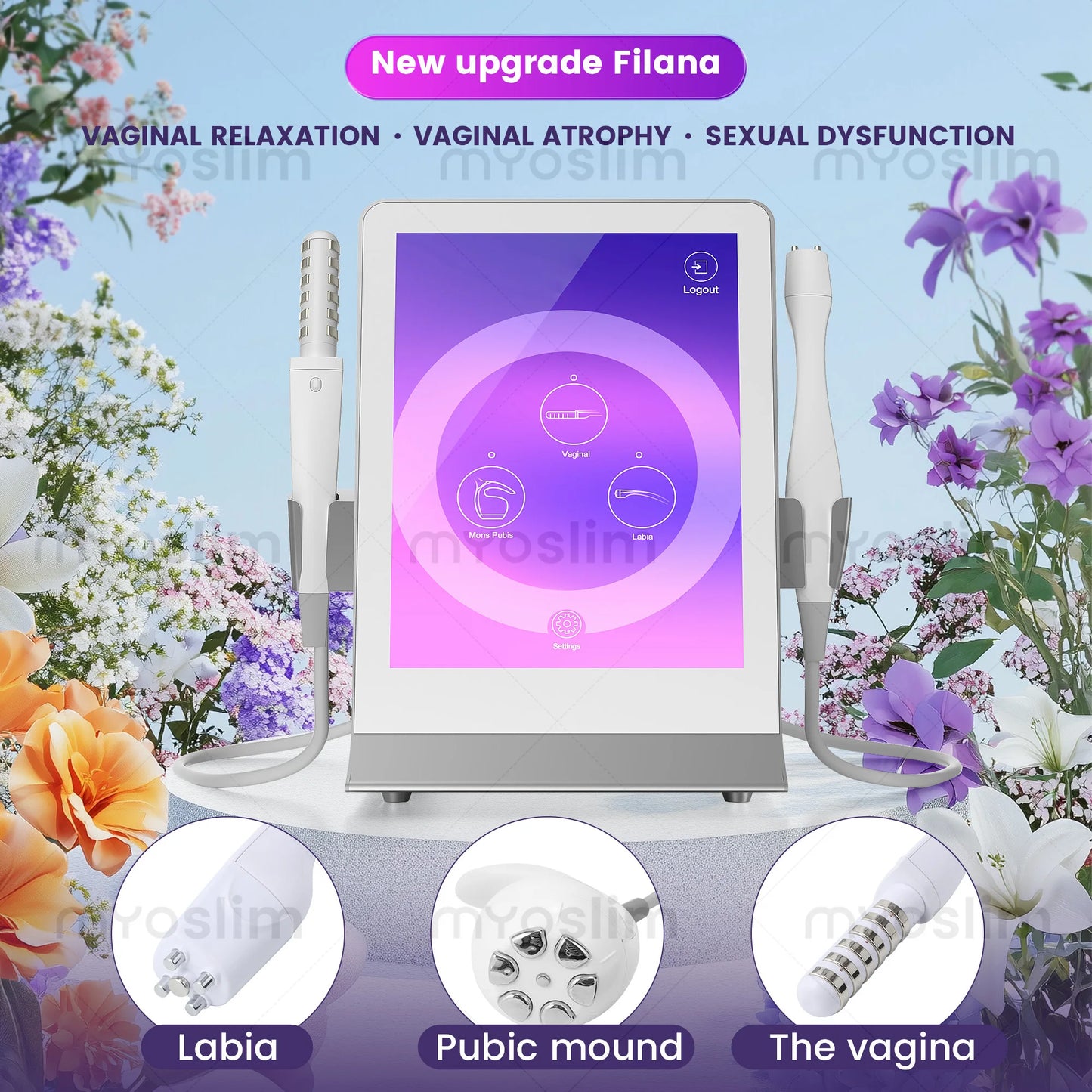 Skin Tightening Machine Radio Frequency Women's Care Skin Rejuvenation Feature Anti-Aging Firming Lifting Non-Invasive