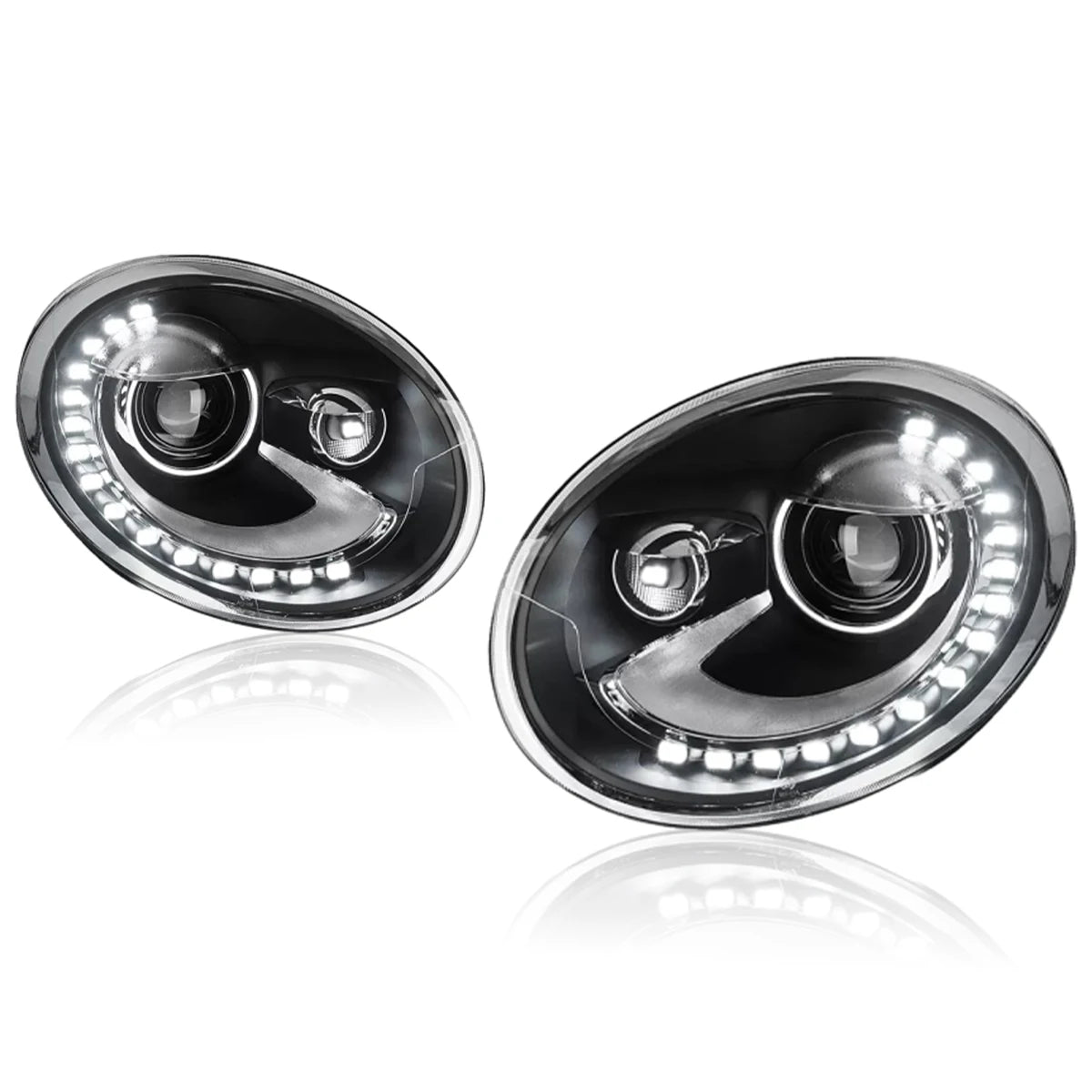 TYPY Car Headlights For VW Beetle 2013-2018 LED Car Lamps Daytime Running Lights Dynamic Plug And Play Car Accessories