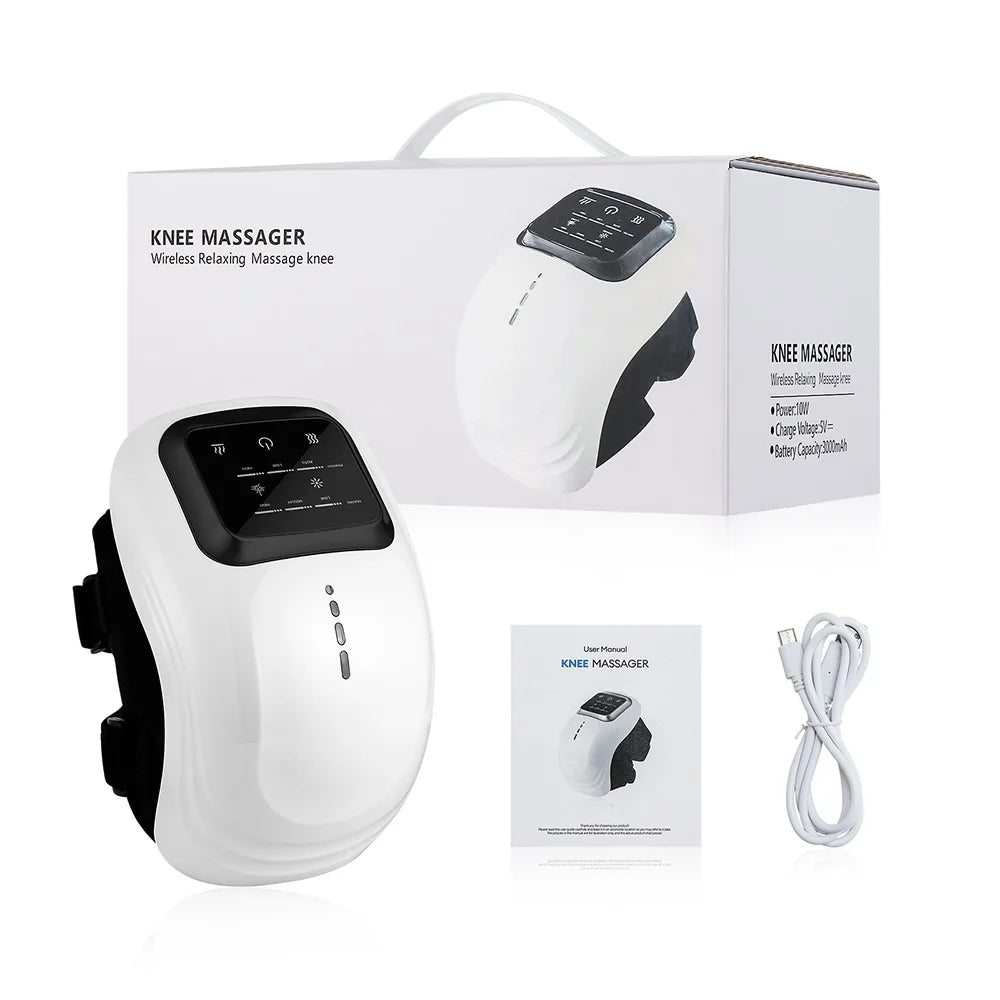 foreverlily Smart Knee Massager Vibration Air Pressure Knee Massage Machine Electric Elbow Shoulder Knee masajeador