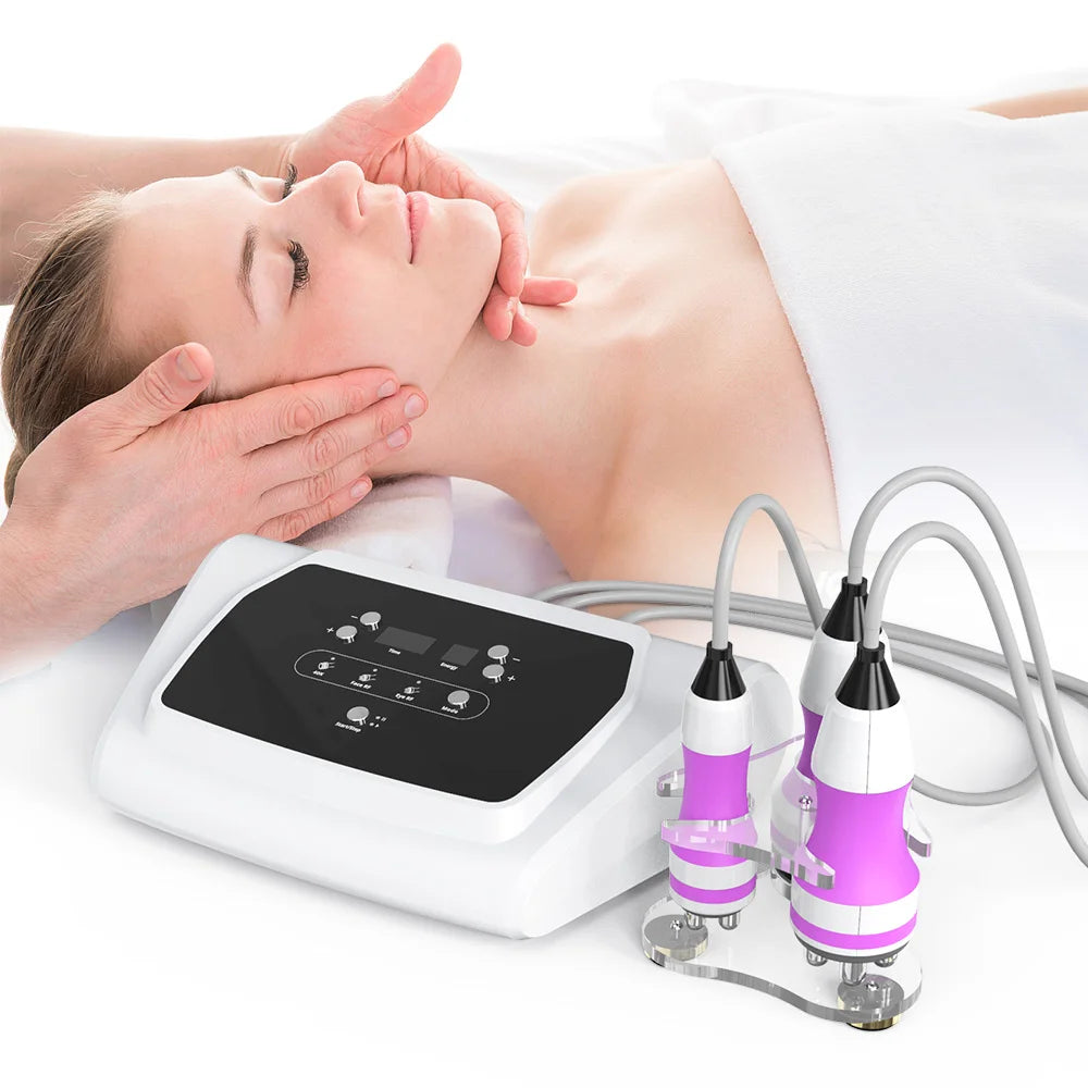 US STOCK 3 In 1 Ultrasound 40K Cavitation Radio Frequency Machine 3D RF Body Slimming Machine Cellulite Remover