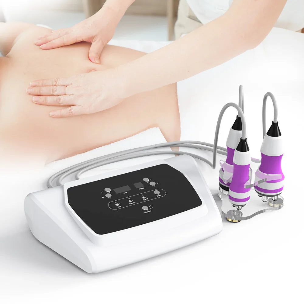 US STOCK 3 In 1 Ultrasound 40K Cavitation Radio Frequency Machine 3D RF Body Slimming Machine Cellulite Remover