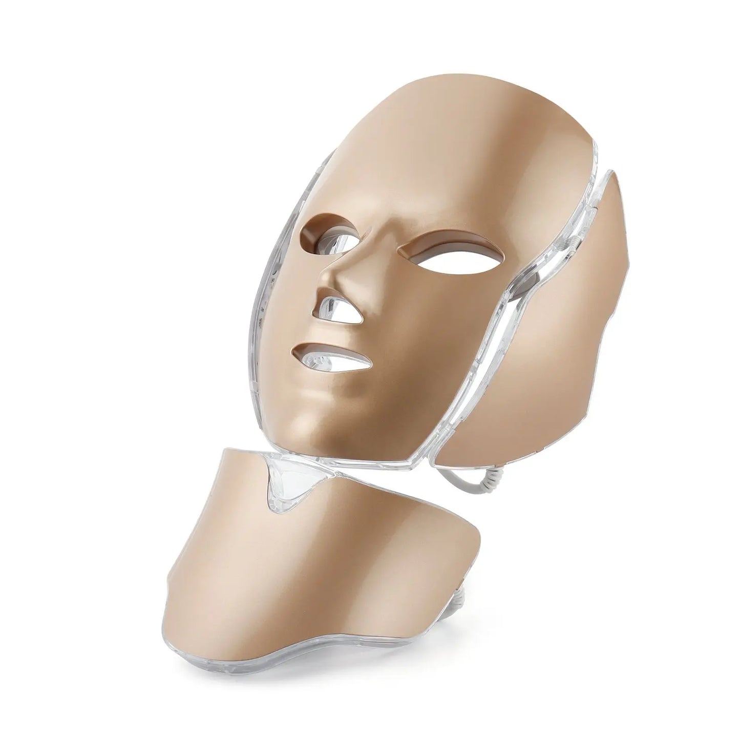 Foreverlily 7 Colors Light LED Facial Skin Care Mask With Neck Skin Rejuvenation Treatment Beauty Anti Acne Therapy Whitening