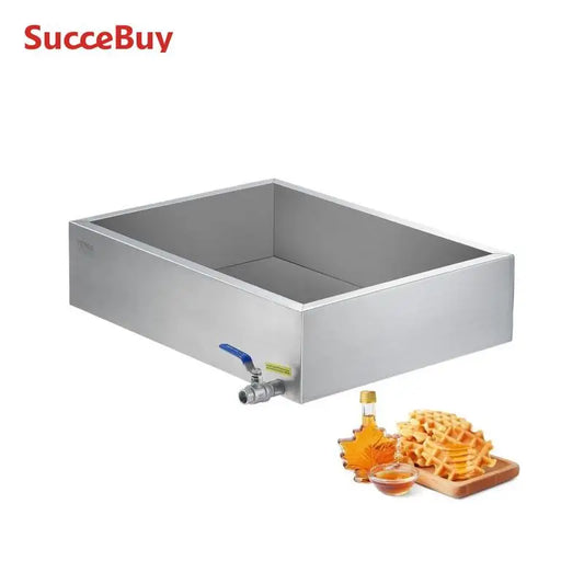 SucceBuy 11.2-47 Gal Maple Syrup Evaporator Pan w/ 1 Valve & 3 Heating Methods Stainless Steel Maple Syrup Pan for Home Outdoor